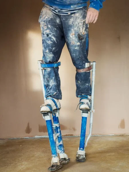 plasterer-on-stilts